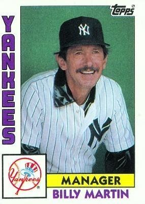 1984 Topps Billy Martin