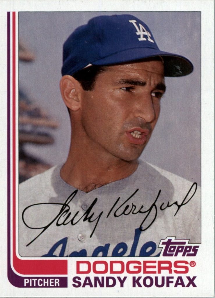 Why Sandy Koufax Could Have Had A REAL 1982 Topps Baseball Card Wax 