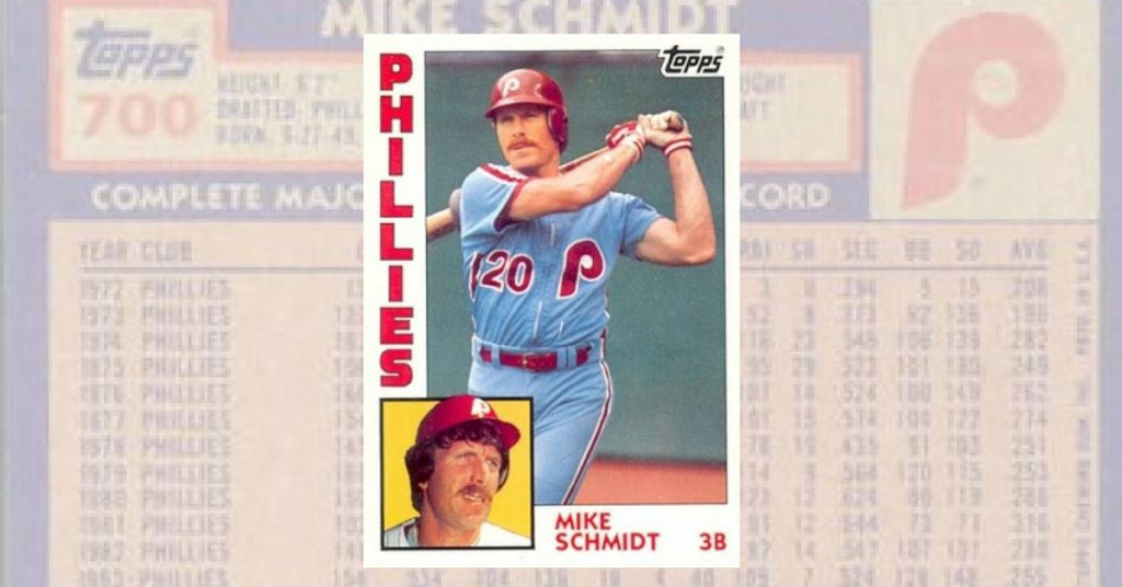 1984 Topps Mike Schmidt Wax Pack Gods