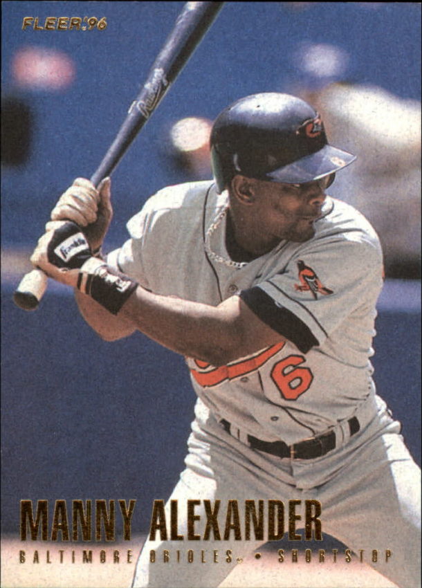 1996 Fleer Manny Alexander Wax Pack Gods