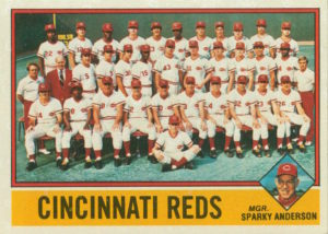 1976 Topps Cincinnati Reds Team