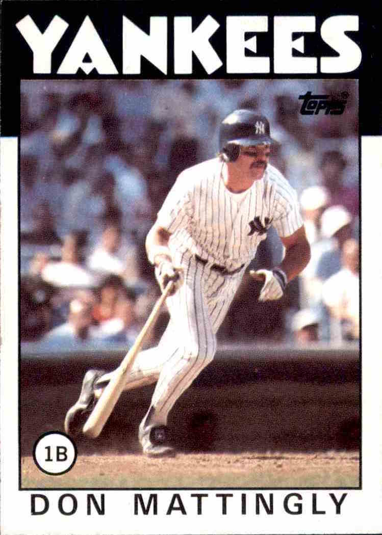 1986 Topps Baseball Cards Which Are Most Valuable 
