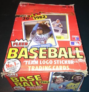 1982 Fleer Unopened Wax Box