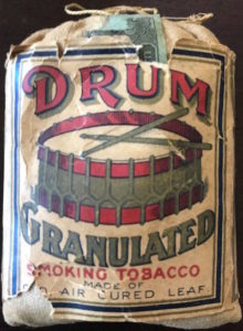 T206 Unopened Drum Tobacco Pouch