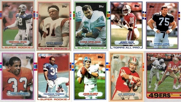 Vintage 1990s Football Wax Pack Lot – 6 Different Packs – 80+ Cards Ungraded