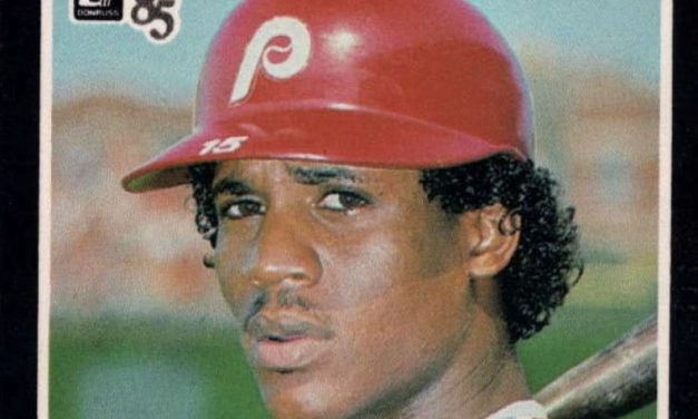 1985 Donruss Steve Jeltz Rated Rookie Not So Far Off Base