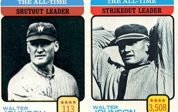 1973 Topps Walter Johnson — Inspired or Inspiration?