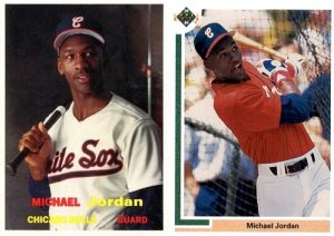 Michael Jordan baseball cards